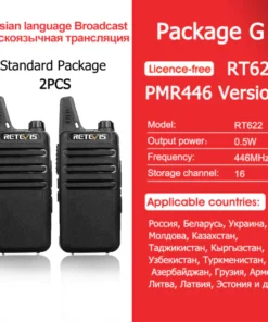 Woky Toky - Mini Walkie Talkie PMR