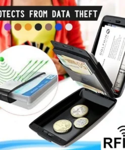 RFID ANTI-THEFT ALUMINUM WALLET CLIP