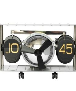 Vintage Model Aircraft Table Clock