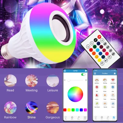 Music Bluetooth Speaker Nxled Bulb Light