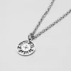 Silver Compass Necklace For Women & Men