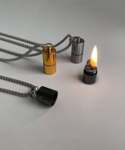 Titanium Mini Lighter Necklace