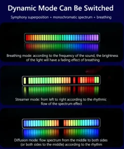 Wireless Sound Activated RGB Light Bar