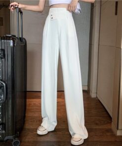 Woman’s Casual Full-Length Loose Pants