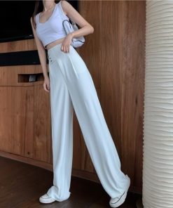 Woman’s Casual Full-Length Loose Pants