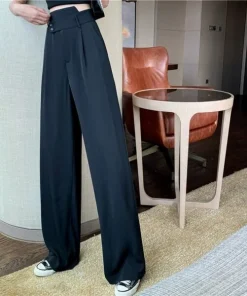 Woman’s Casual Full-Length Loose Pants