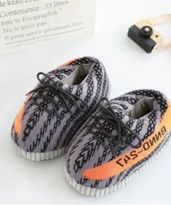 Plush Sneaker Slipper