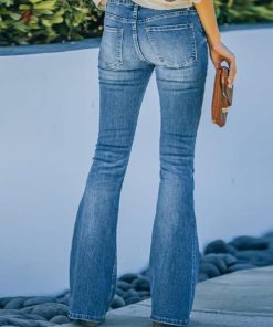 High Waist Flare Leg Jeans