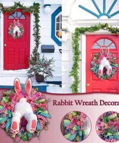 Easter Funny Bunny Door Ornament