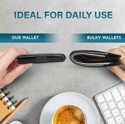 RFID ANTI-THEFT ALUMINUM WALLET CLIP