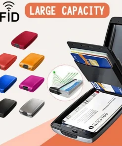 RFID ANTI-THEFT ALUMINUM WALLET CLIP