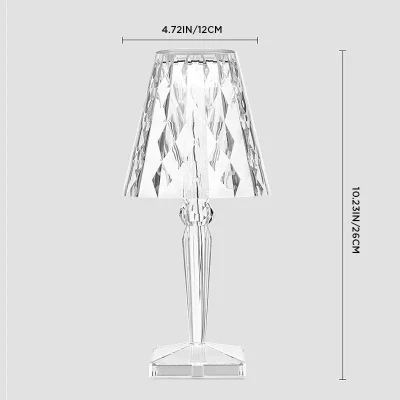 Crystal Diamond Table Lamp
