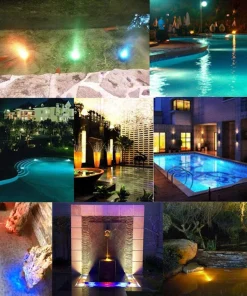16 Colors Submersible Led Pool Light Remote Control