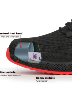 Air Mesh Man's Sneakers - Breathable Indestructible Shoes