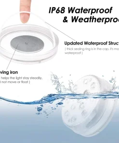 16 Colors Submersible Led Pool Light Remote Control