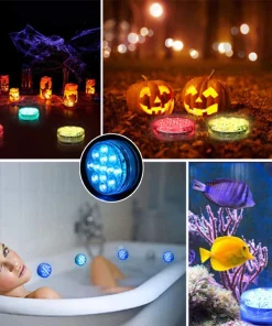 16 Colors Submersible Led Pool Light Remote Control