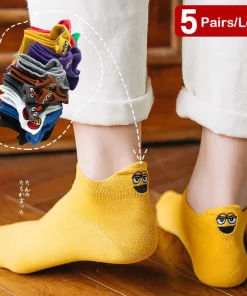 Embroidered Cartoon Women Socks