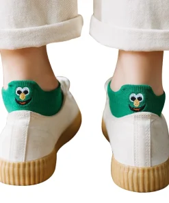 Embroidered Cartoon Women Socks