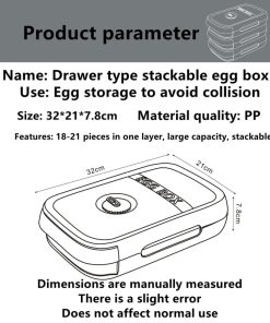 EGG STORAGE DRAWER BOX
