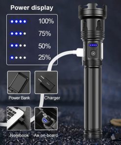 High Lumen Tactical Flashlight