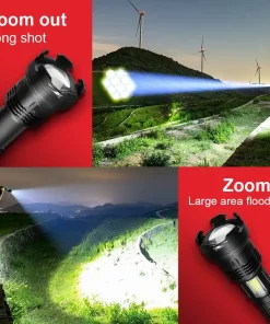 High Lumen Tactical Flashlight