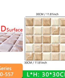 3D Peel and Stick Wall Tiles