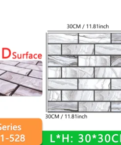 3D Peel and Stick Wall Tiles