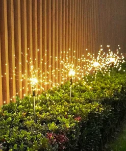 Waterproof Solar Garden Fireworks Lamp