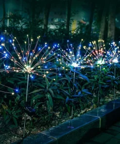 Waterproof Solar Garden Fireworks Lamp