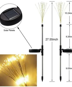 Waterproof Solar Garden Fireworks Lamp