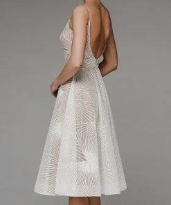 Fashion V Neck Sling A Line Dress