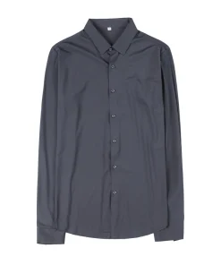 Men's Solid Color Business Stretch Shirt