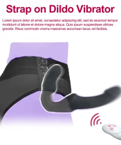 10 Speeds Strapless Stapon Dildo Vibrator