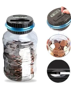 Electronic Digital Counting Coin Money Saving Box