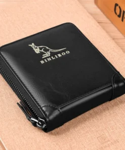 Binliroo Anti Theft Kangaroo Leather Wallet