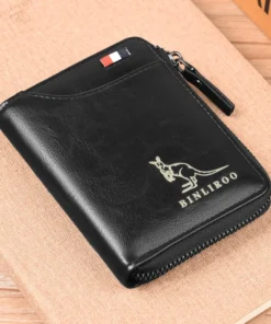 Binliroo Anti Theft Kangaroo Leather Wallet