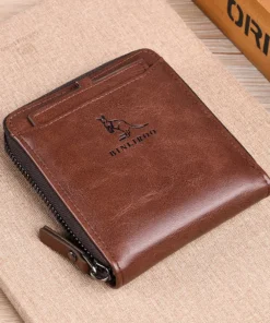 Binliroo Anti Theft Kangaroo Leather Wallet