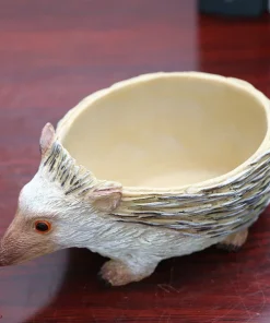 Resin Hedgehog Planter