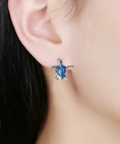 Cute Sea Turtle Earring Studs