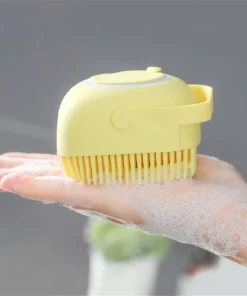 Dog Shampoo Dispenser Brush