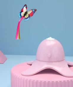 Electronic Rotating Butterfly Cat Toy