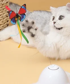 Electronic Rotating Butterfly Cat Toy
