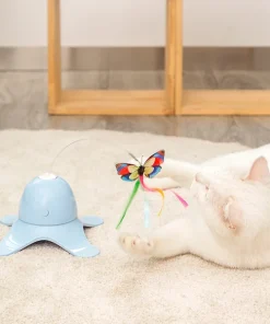 Electronic Rotating Butterfly Cat Toy