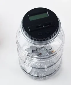 Electronic Digital Counting Coin Money Saving Box