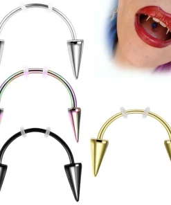 Stainless Steel Nail Teeth Smile Dracula Piercing