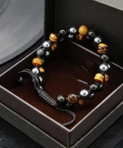 Double-layered Gemstone Bracelet