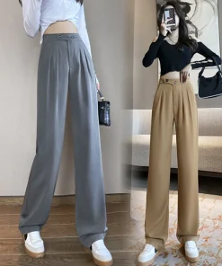 Women's High Waist Wide Leg Pants