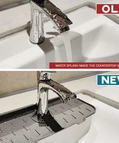 Silicone Faucet Handle Drip Catcher Tray