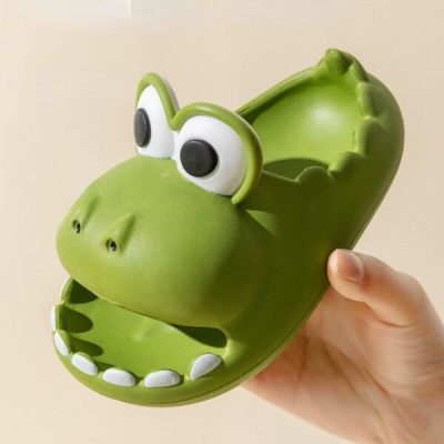 Kids Beach Dinosaur Slippers