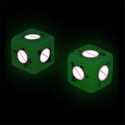 Luminous Dice Dark Night Sex Toy